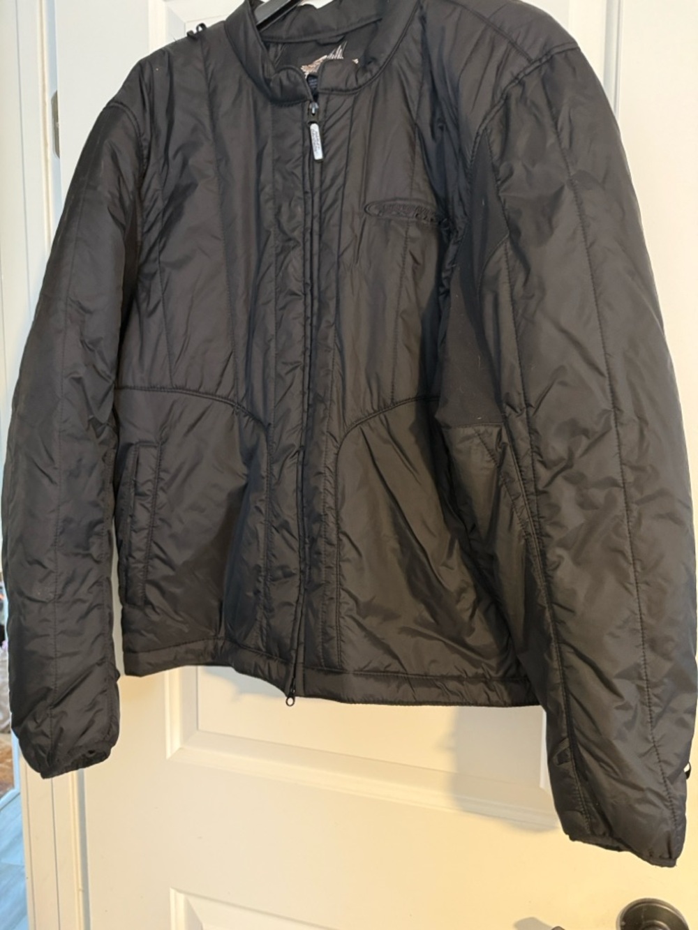 Harley-Davidson Black Lightweight Quilted Shirt Jacket FXRG